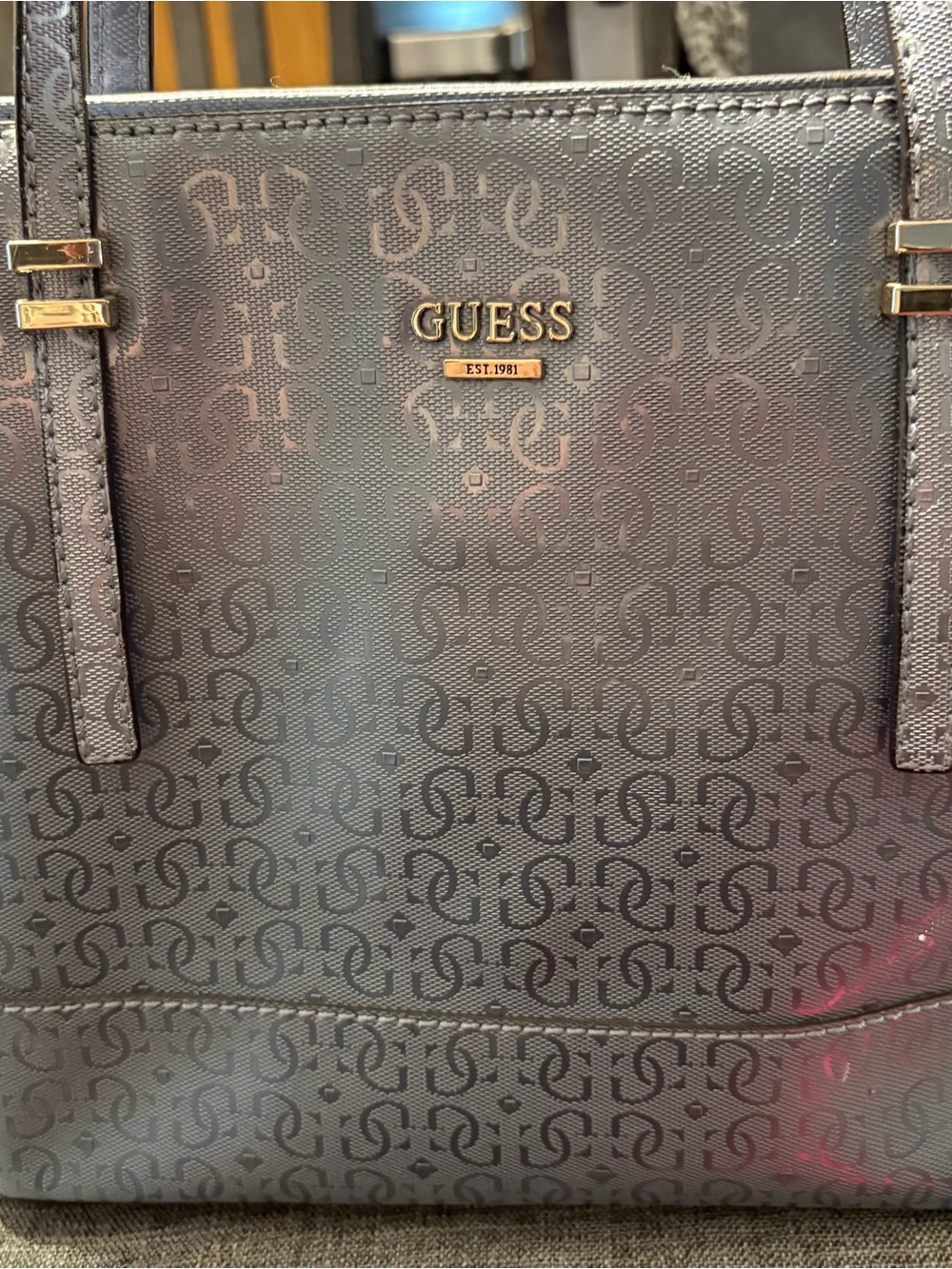 GUESS Monogram Tote